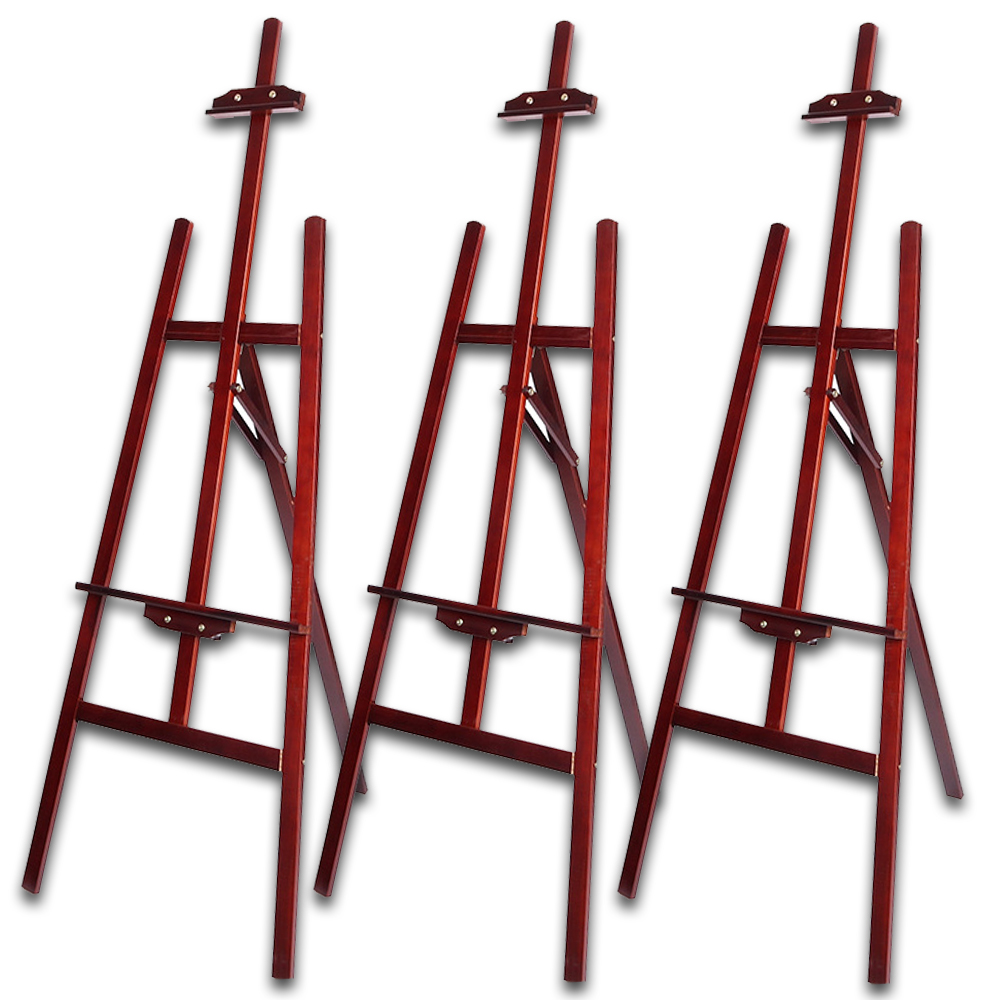 イーゼル 3台セット 木製 150CM 高さ調節可能 スケッチイーゼル 絵画