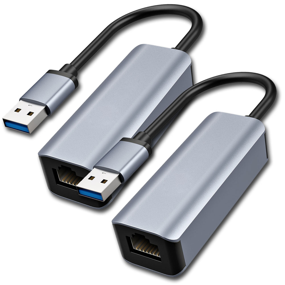 USB3.0 Type C LAN 変換アダプター 2個セット 有線LANアダプター 1000Mbps イーサネット USB3.0 USB-C 選べる｜anami-store｜02