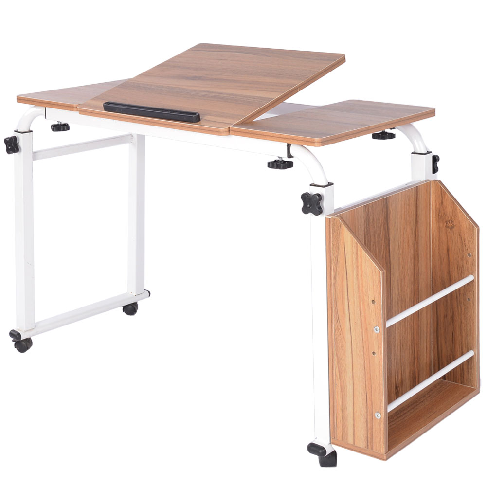 ベッドテーブル サイドテーブル 伸縮可能 天板 角度調節 おしゃれ 介護