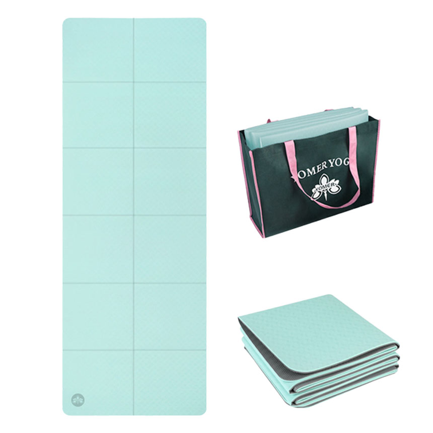 SUKALA ヨガマット 水色 ヨガラグ・収納バッグ付き SUKALA】Yogi Rug(ターコイズ・ピーチスキン・ライラック