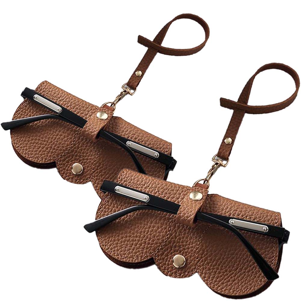 爆買 メガネケース 眼鏡ケース サングラスケース 2点セット メガネカバー ストラップ付き メガネカバー 眼鏡収納 レディース メンズ おしゃれ コン