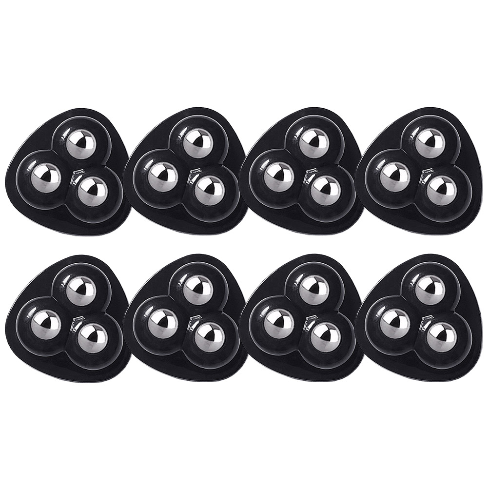 爆買 貼るだけキャスター 2セット8個入り 2色 キャスター 貼るだけ ボールキャスター 両面テープ付き ホイール コロ 収納ボックス 小型 ミニ ミ