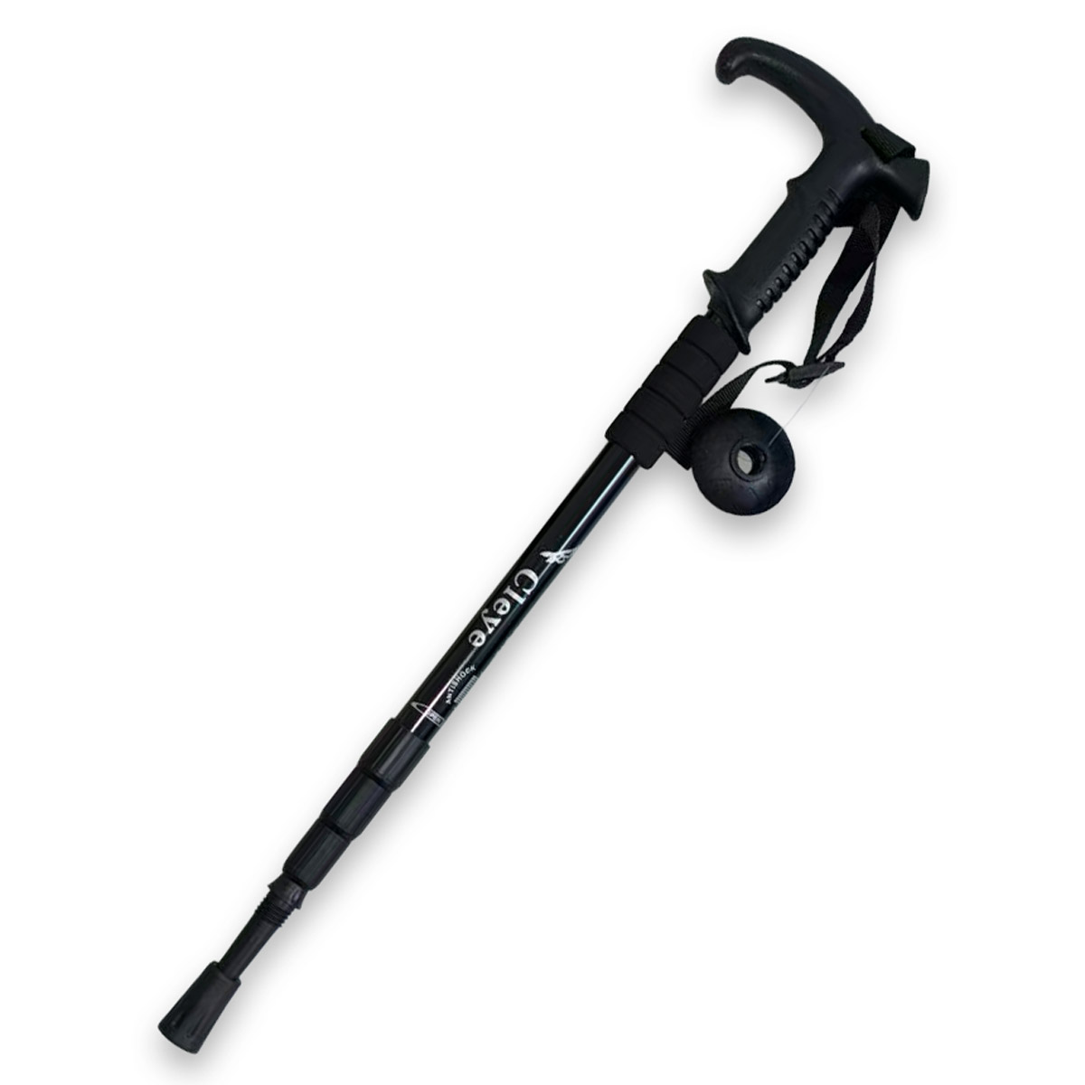 トレッキングポール 伸縮式 55〜110cm T型グリップ 登山杖 ハイキング 