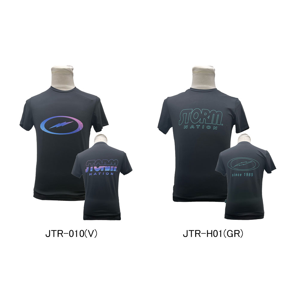 STORM ボウリングウェア STネイション・Tシャツ JTR-010、JTR-H01