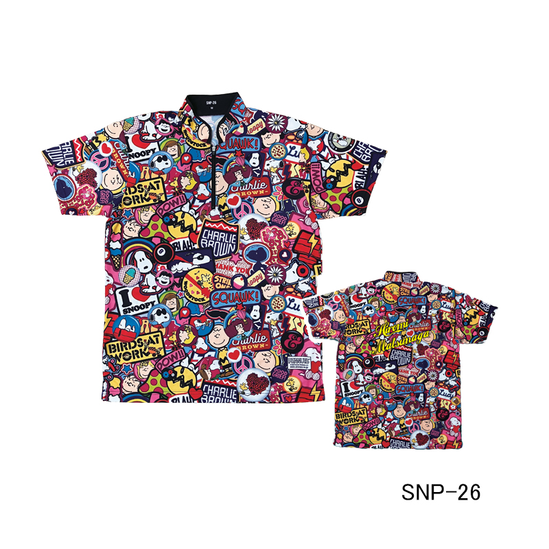 受注生産品/ABS/スヌーピーウェア/SNP-26(ネーム有り) : ボウリング