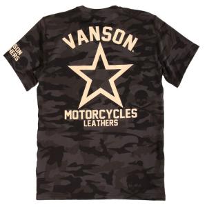 当店別注!バンソン VANSON 吸汗速乾 ドライ半袖 Tシャツ ACV-904 スタンダードサイズ
