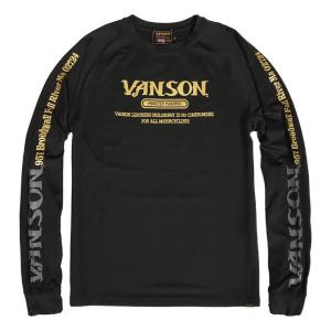 当店別注!新作 バンソン VANSON ラグラン ドライ長袖Tシャツ ACVL-903 吸汗速乾 抗...