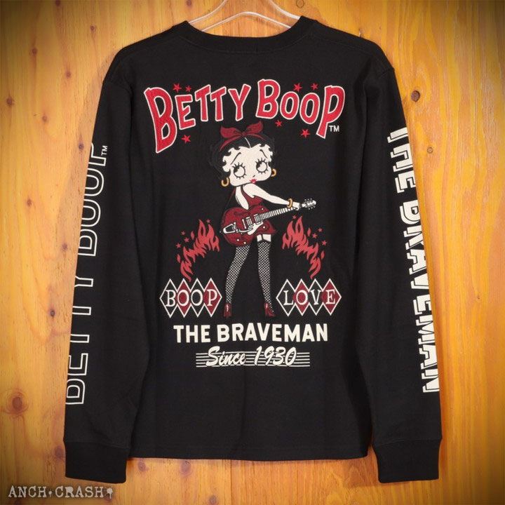 BETTY BOOP The BRAVE-MAN ベティブープ ロンT BBB-2401