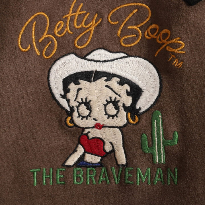 BETTY BOOP（ベティ ブープ） The BRAVE-MAN クルーネックプルオーバー