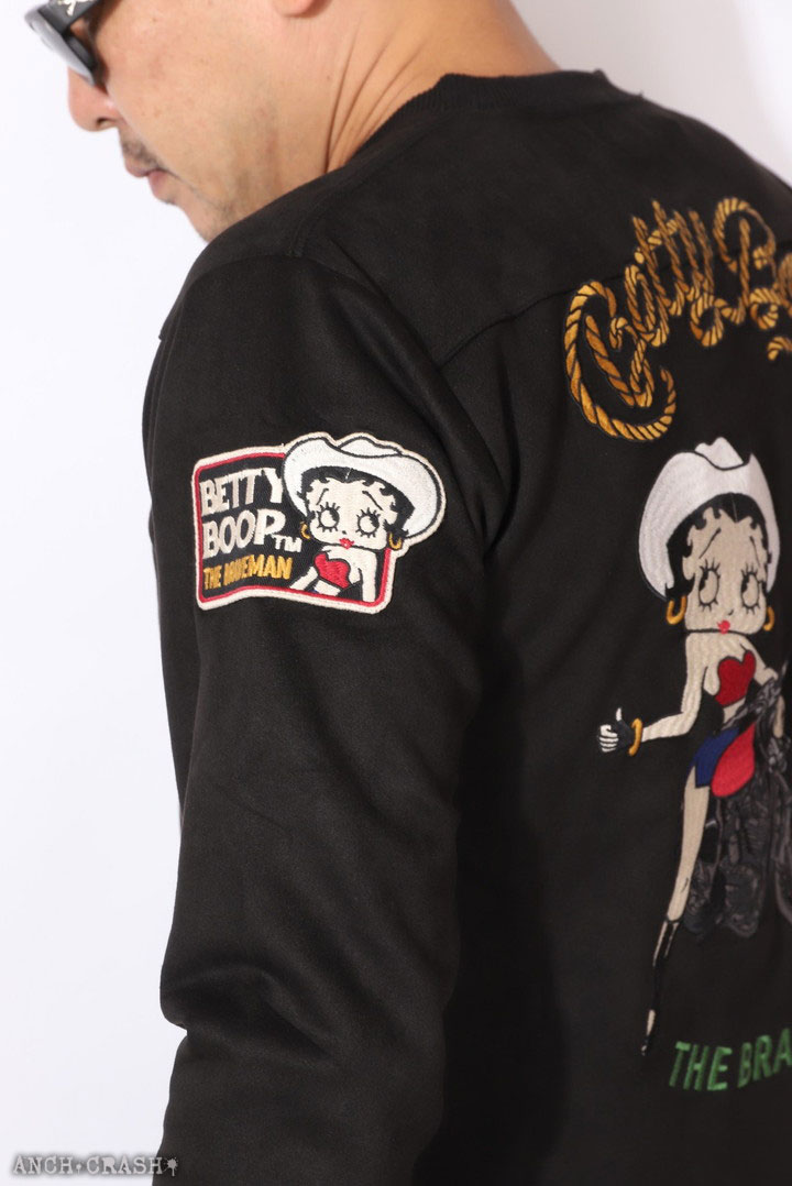 BETTY BOOP（ベティ ブープ） The BRAVE-MAN クルーネックプルオーバー