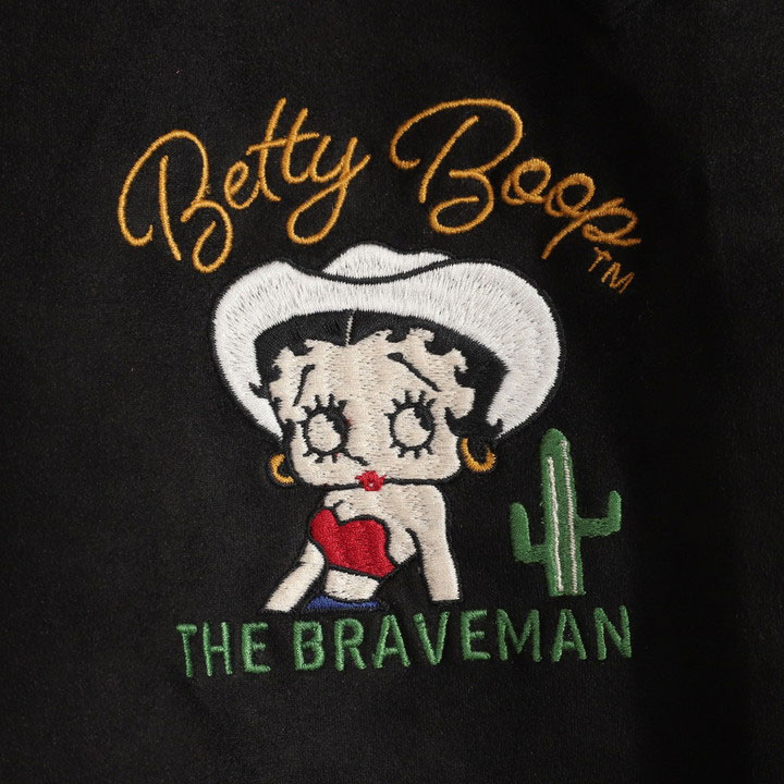 BETTY BOOP（ベティ ブープ） The BRAVE-MAN クルーネックプルオーバー