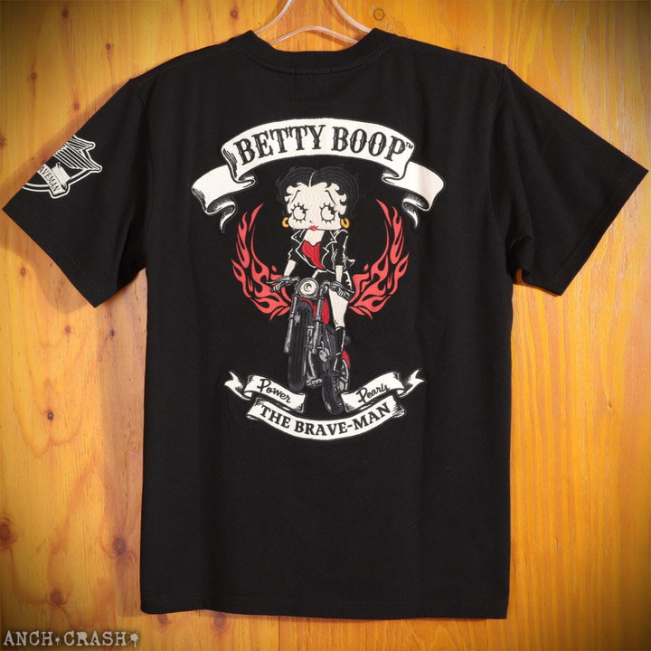 BETTY BOOP（ベティ ブープ） The BRAVE-MAN 半袖Tシャツ BBB-2510
