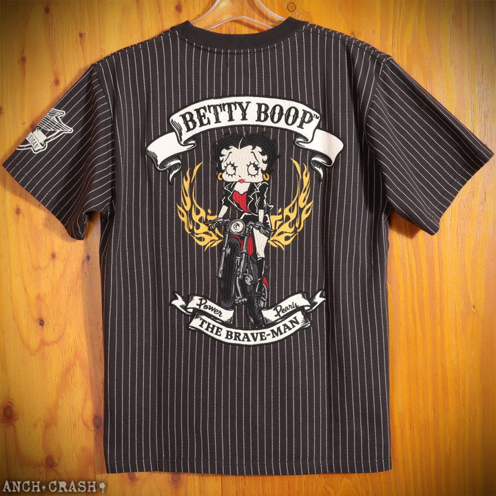 BETTY BOOP（ベティ ブープ） The BRAVE-MAN 半袖Tシャツ BBB-2510