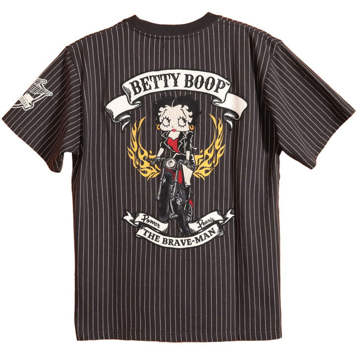 BETTY BOOP（ベティ ブープ） The BRAVE-MAN 半袖Tシャツ BBB-2510