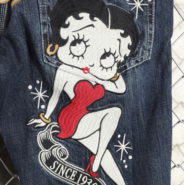 BETTY BOOP（ベティ ブープ） The BRAVE-MAN デニムパンツ BBB-2520