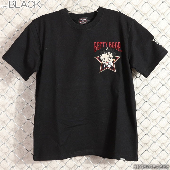 BETTY BOOP（ベティ ブープ） The BRAVE-MAN 半袖Tシャツ BBB-2528