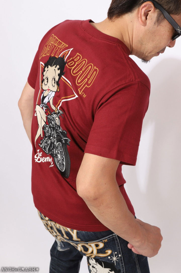 BETTY BOOP（ベティ ブープ） The BRAVE-MAN 半袖Tシャツ BBB-2528