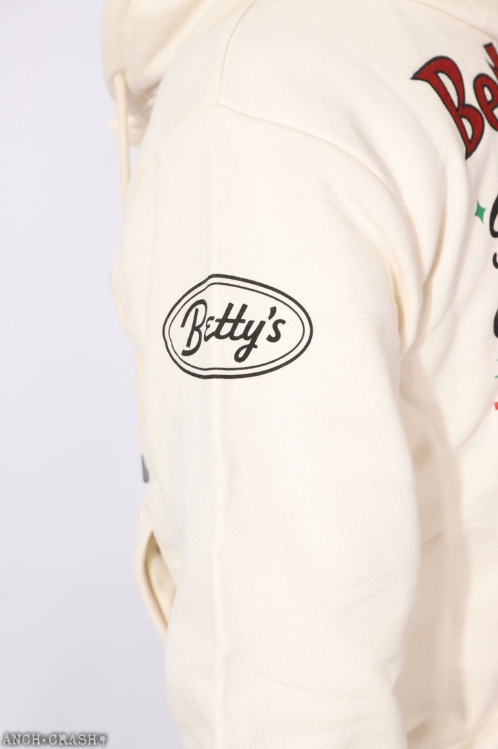 24h限定pMAX17倍!5/2pm23:59迄 BETTY BOOP FULL-ZIP パーカー BBN-2519 ベティブープ NEVERMIND 刺繍_11