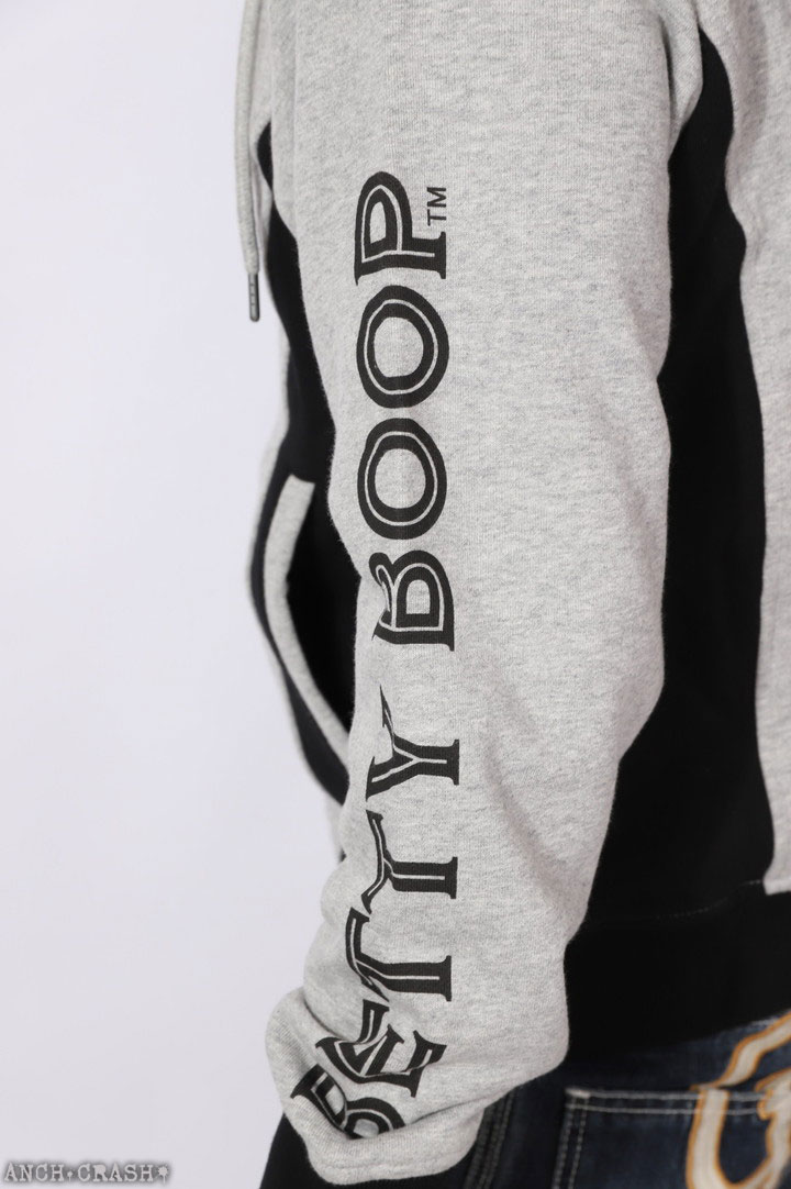 24h限定pMAX17倍!5/2pm23:59迄 BETTY BOOP FULL-ZIP パーカー BBN-2520 ベティブープ NEVERMIND 刺繍_11