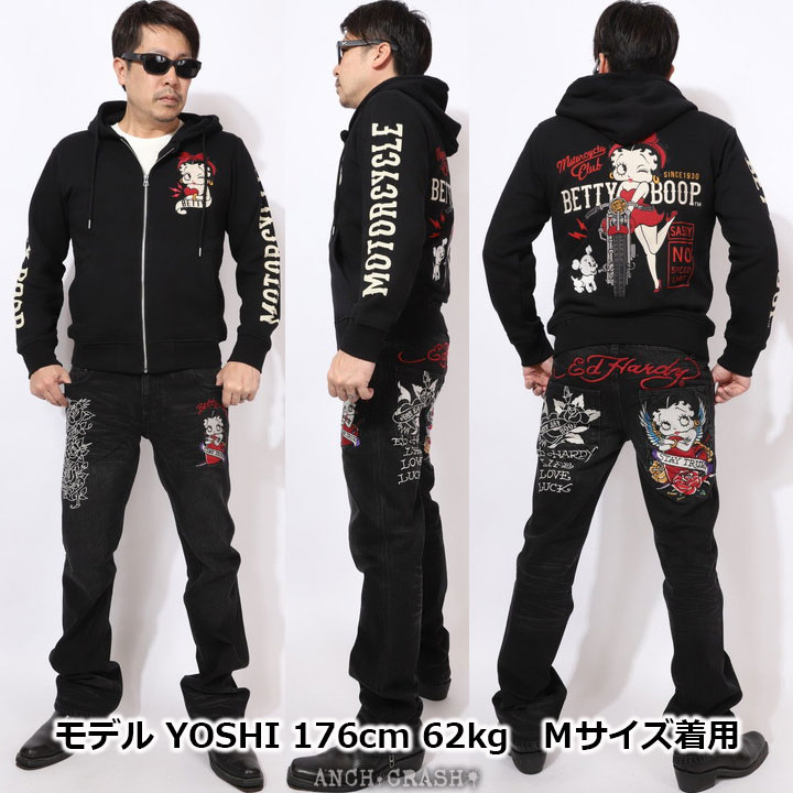 BETTY BOOP（ベティ ブープ） BETTY BOOP FULL-ZIP パーカー BBN-2605