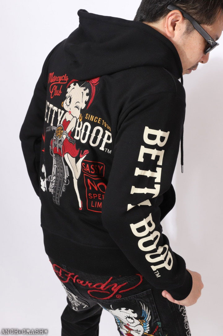 BETTY BOOP（ベティ ブープ） BETTY BOOP FULL-ZIP パーカー BBN-2605