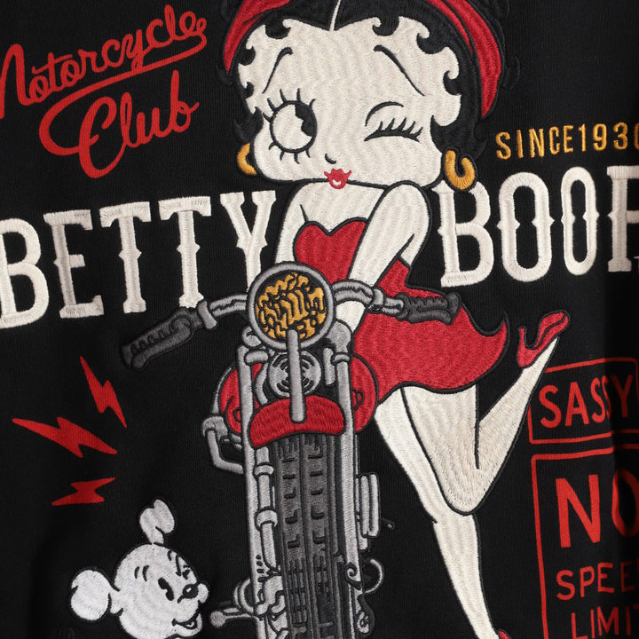 BETTY BOOP（ベティ ブープ） BETTY BOOP FULL-ZIP パーカー BBN-2605