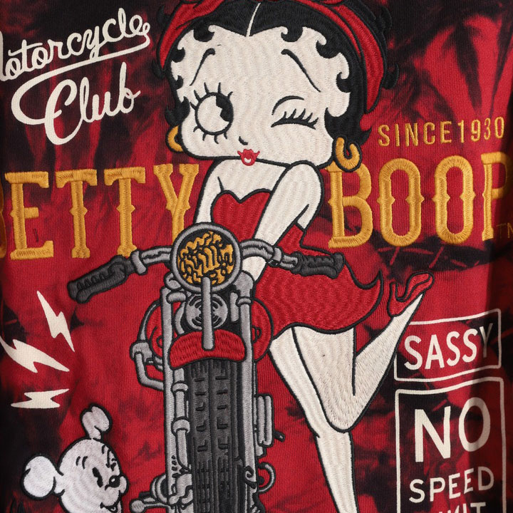 BETTY BOOP（ベティ ブープ） BETTY BOOP FULL-ZIP パーカー BBN-2605