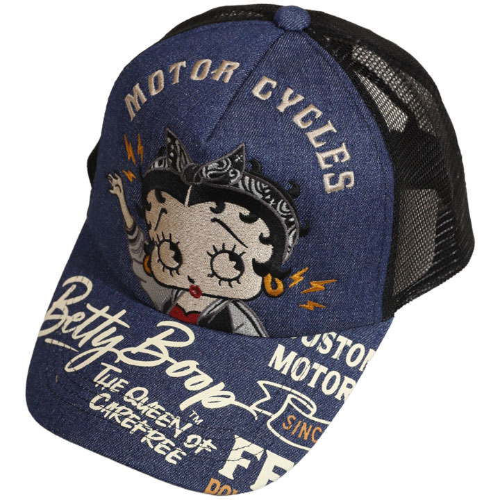 BETTY BOOP（ベティ ブープ） ツイル メッシュキャップ BBN-2625