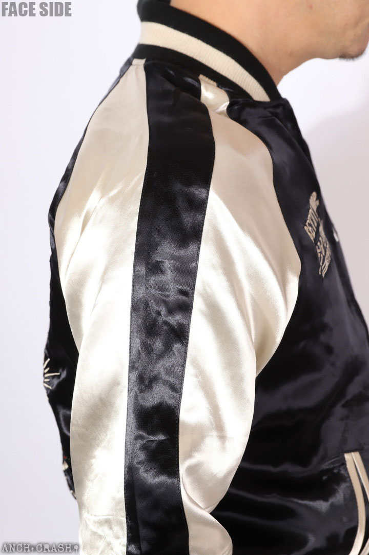 24h限定pMAX13.5倍!6/4pm25:59迄 BETTY BOOP×Ed Hardy リバーシブルスカジャン BED-2510 ベティブープ エドハーディー 刺繍の画像