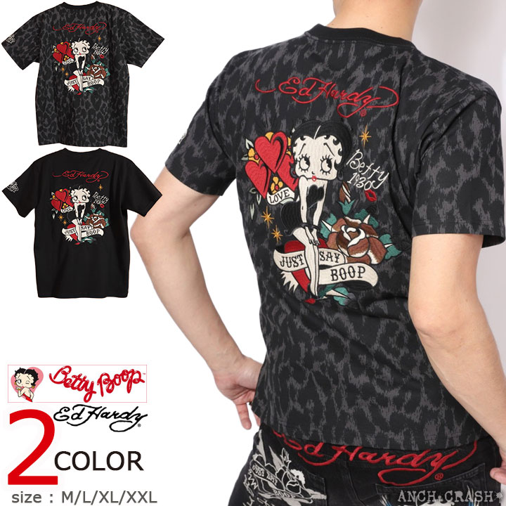 Ed Hardy（エド・ハーディー） BETTY BOOP×Ed Hardy 半袖TEE BED-2602