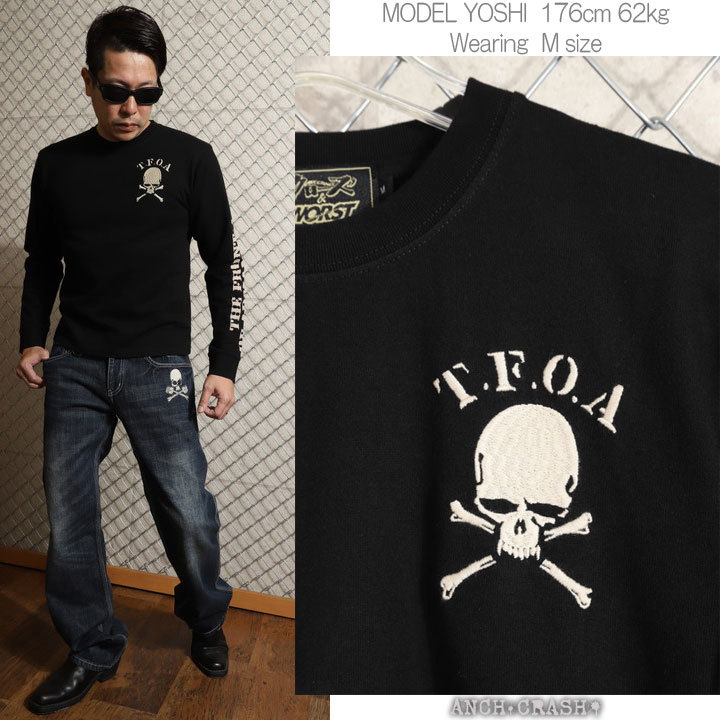 クロップドヘッズ × CROWS クローズ T.F.O.A 武装戦線 襟付き