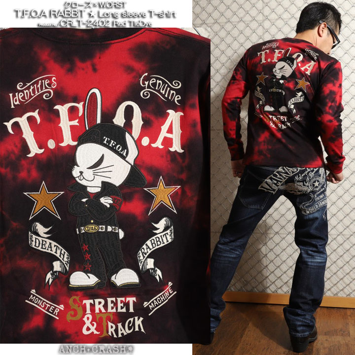 CROWS クローズ WORST T.F.O.A デスラビット ロンT CRLT-2402