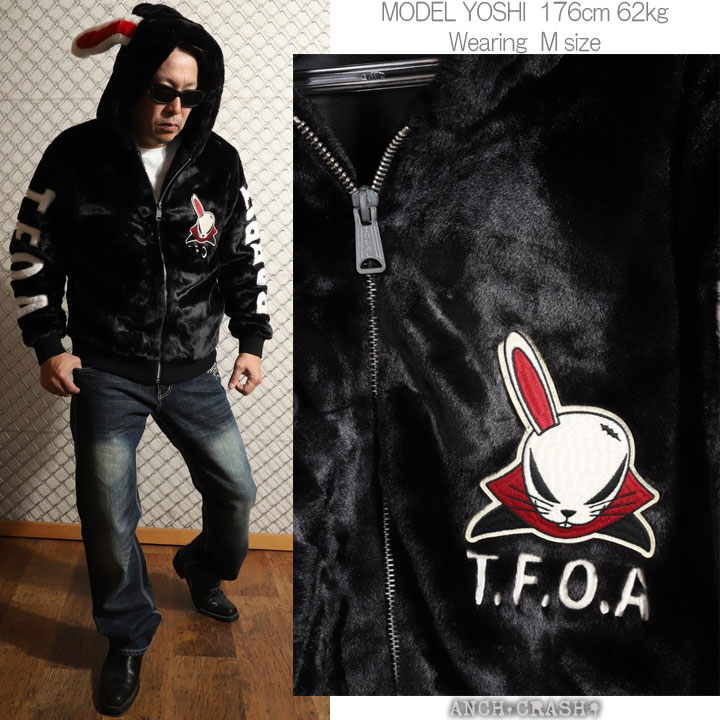 CROWS（クローズ） WORST T.F.O.A RABBIT ファーZIPジャケット CRSZ