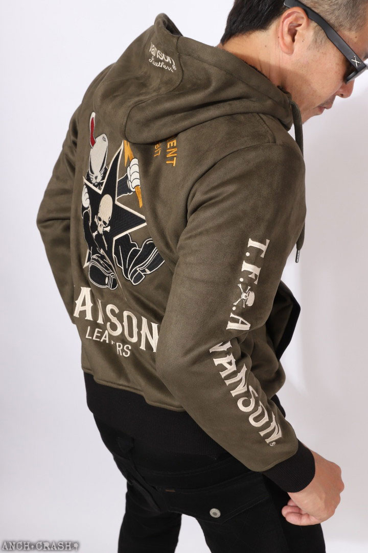 極美品 L バンソン クローズ WORST デスラビット 3層ストレッチパーカー 楽天市場】VANSON バンソン × クローズ WORST メンズ 裏毛ZIPパーカー