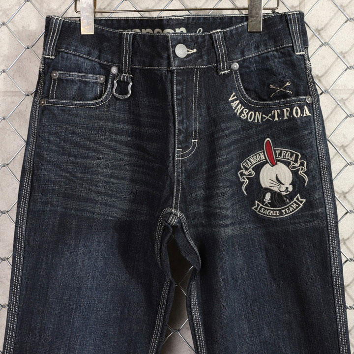 VANSON（バンソン） クローズ WORST T.F.O.A デスラビット デニム