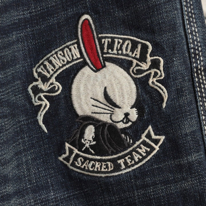 ☆【希少】VANSON（バンソン） × DEVIL RABBIT スタジャン☆ 09pipk1.jpg