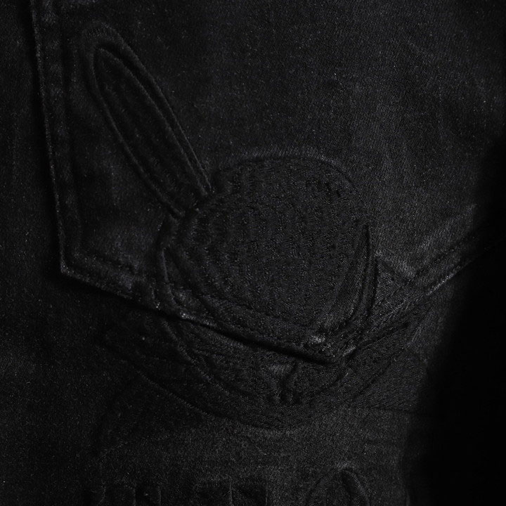 24h限定pMAX16倍!5/25pm23:59迄 VANSON クローズ WORST T.F.O.A デスラビット デニムパンツ CRV-2603 刺繍 バンソン CROWS ワーストの画像