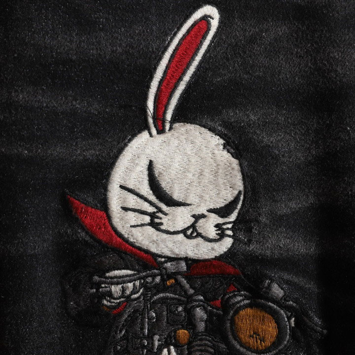24h限定pMAX16倍!5/25pm23:59迄 VANSON クローズ WORST T.F.O.A デスラビット デニムパンツ CRV-2603 刺繍 バンソン CROWS ワーストの画像