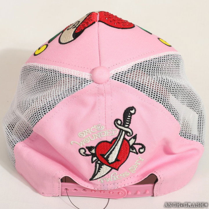 24h限定P最大18倍!6/3pm23:59迄 Ed Hardy エドハーディー ツイルメッシュCAP EDH-2415 刺繍 プリント ラインストーン | Ed Hardy | 12