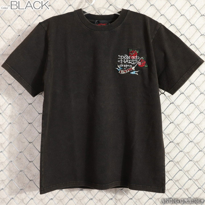 Ed Hardy エドハーディー 半袖TEE EDH-2503 半袖Tシャツ 刺繍