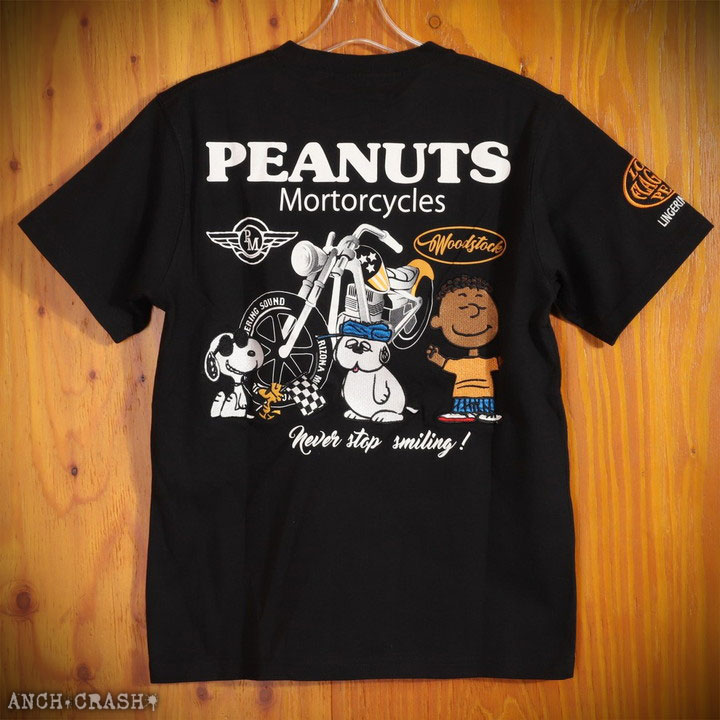 24h限定P最大12倍!12/9pm23:59迄 FLAG STAFF SNOOPY コラボ 半袖 Tシャツ 432037 フラッグスタッフ スヌーピー