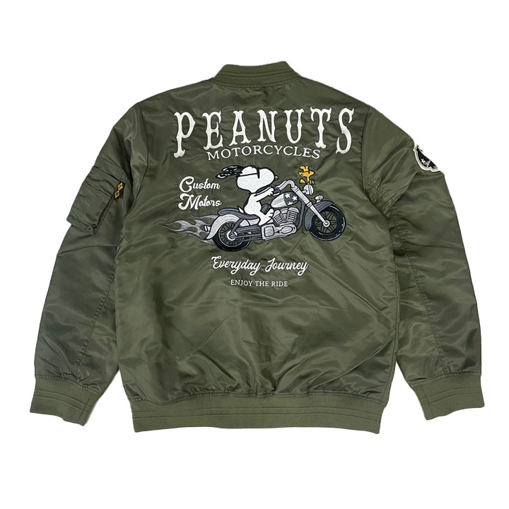 Flag staff（フラッグスタッフ） FLAG STAFF SNOOPY コラボ MA-1