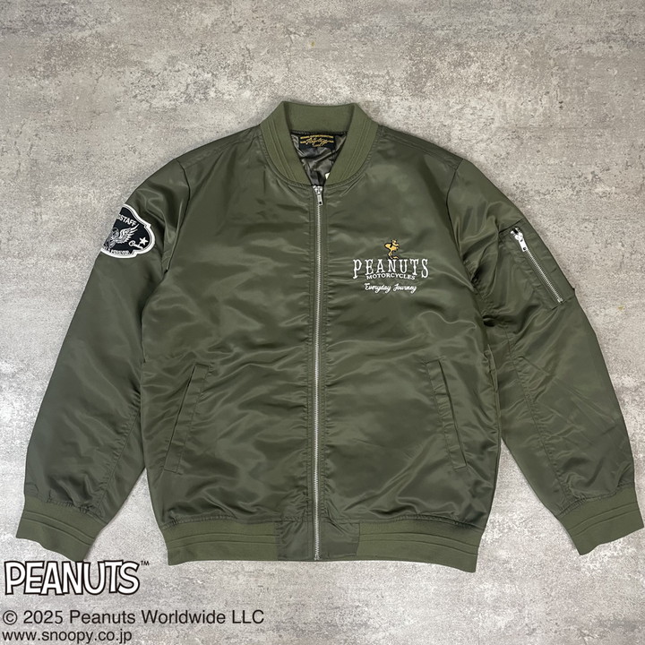 Flag staff（フラッグスタッフ） FLAG STAFF SNOOPY コラボ MA-1