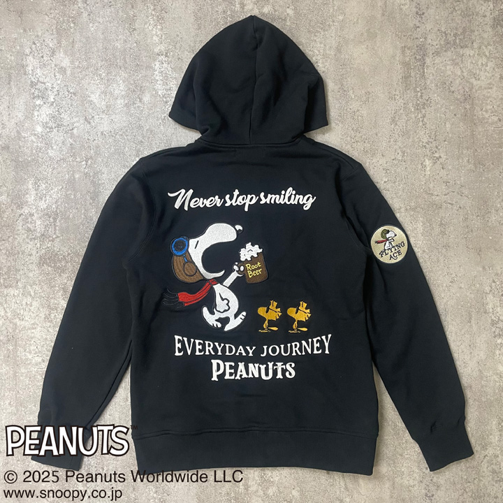 24h限定P最大16倍!2/5pm23:59迄 FLAG STAFF SNOOPY コラボ PEANUTS ROOT BEER パーカー 461012 フラッグスタッフ スヌーピー