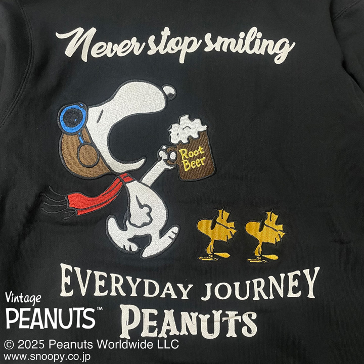 24h限定P最大16倍!2/5pm23:59迄 FLAG STAFF SNOOPY コラボ PEANUTS ROOT BEER パーカー 461012 フラッグスタッフ スヌーピー
