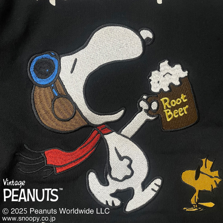 24h限定P最大16倍!2/5pm23:59迄 FLAG STAFF SNOOPY コラボ PEANUTS ROOT BEER パーカー 461012 フラッグスタッフ スヌーピー