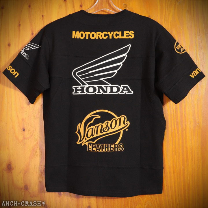 VANSON 24h限定P最大18倍!7/30pm23:59迄 HONDA 半袖Tシャツ HRV