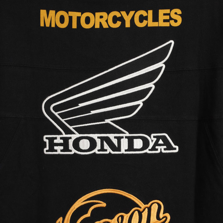 VANSON（バンソン） VANSON HONDA 半袖Tシャツ HRV-2401 ホンダ 刺繍