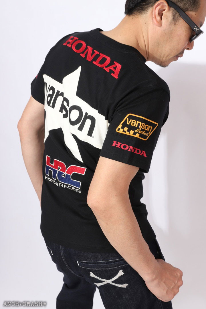 VANSON 24h限定P最大16倍!4/20pm23:59迄 HONDA 半袖Tシャツ HRV