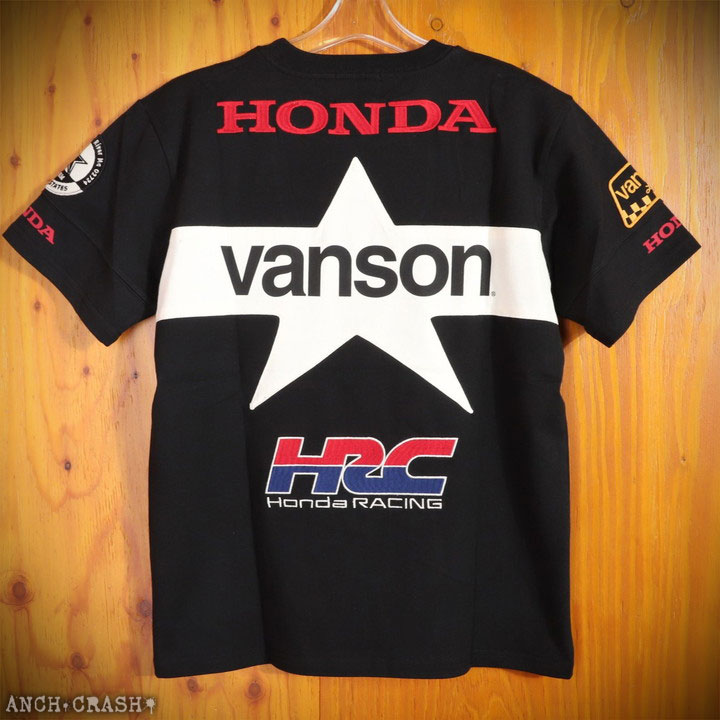 VANSON 24h限定P最大16倍!4/20pm23:59迄 HONDA 半袖Tシャツ HRV